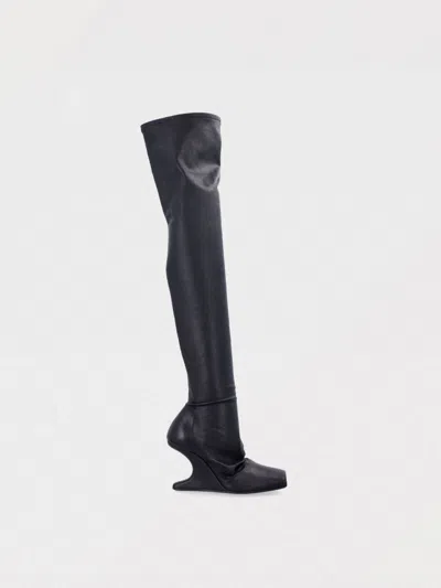 RICK OWENS BOOTS RICK OWENS WOMAN COLOR BLACK,G79563002