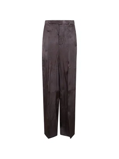 Rick Owens Flat-front Trousers In Purple