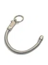 Rick Owens Flexible Keyring In Metallic
