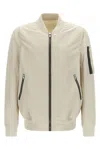 Rick Owens Flight Casual Jackets And Parka Beige