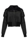 Rick Owens 'flight' Bomber Jacket In Black