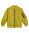 Rick Owens Flight Bomber Jacket In Yellow