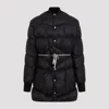 Rick Owens Mens Black Flight Liner Quilted-and-padded Regular-fit Shell-down Jacket In Black