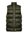 Rick Owens Sleeveless Flight Vest In Green