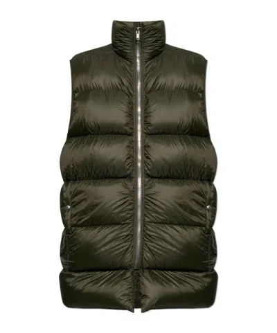 Rick Owens Flight Gilet In Green