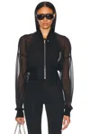 Rick Owens Organza Jacket Flight Jacket