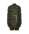 Rick Owens Khaki Porterville Flight Liner Down Coat In Green