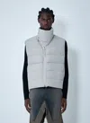 Rick Owens Flight Quilted Vest In Gray