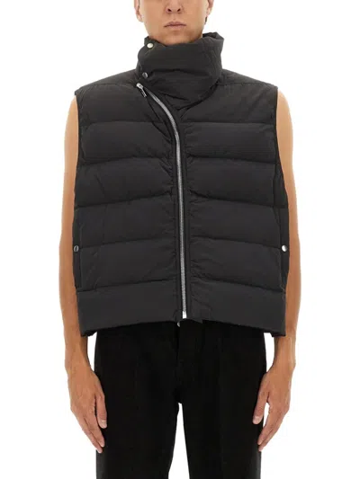 Rick Owens Flight" Sleeveless Down Jacket In Black