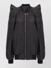 Rick Owens Womens Tec Flight Two-slip-pockets Shell Jacket Black