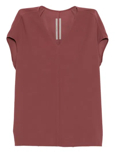 Rick Owens Floating Blouse In Burgundy