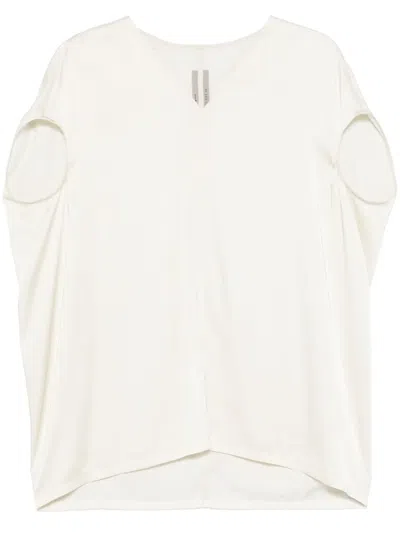 Rick Owens Floating Blouse In White