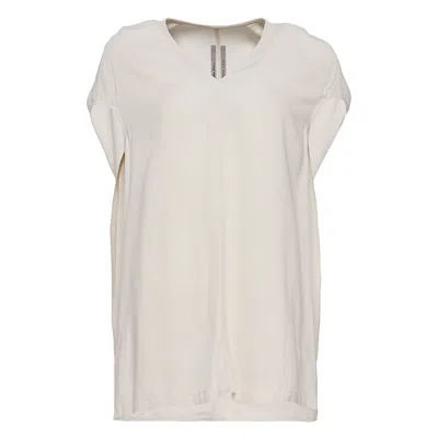 Rick Owens Floating Top Cady In Neutral