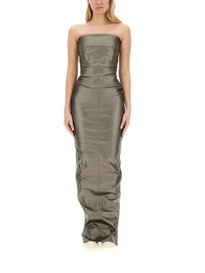 Rick Owens Floor-length Strapless Bustier Gown