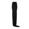 Rick Owens Flowing Maxi Skirt With Sheer Panel And High Waist
