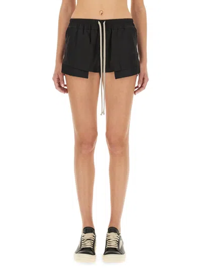 Rick Owens Fog Boxer Shorts In Black