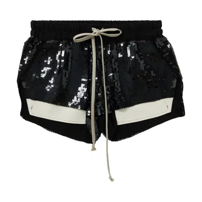 Pre-owned Rick Owens Fog Boxer Shorts 'black' | Women's Size 40