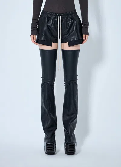 Rick Owens Fog Boxers In Black