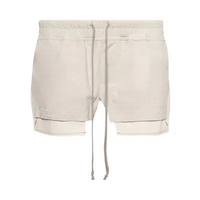 Pre-owned Rick Owens Fog Leather Boxer Shorts 'dinge' | Tan | Women's Size 42
