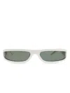 Rick Owens Off-white Porterville Fog Sunglasses In White