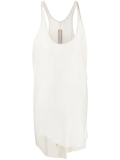 Rick Owens Fog Tank Vest In Grey
