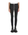 Rick Owens Fogachine Fog Biker Trousers In Black