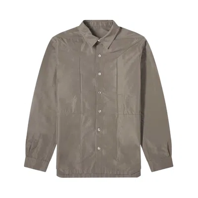 Pre-owned Rick Owens Fogpocket Outershirt 'dust' | Grey | Men's Size 48 In Gray