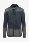 Rick Owens Fogpocket Long Sleeve Outer Shirt In Brown