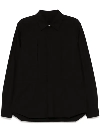 Rick Owens Fogpocket Shirt In Black