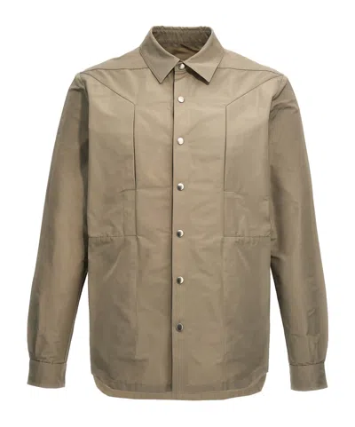 RICK OWENS FOGPOCKET SHIRT JACKET