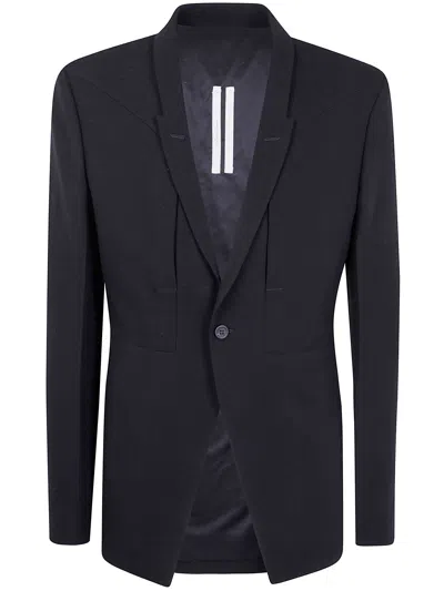 RICK OWENS RICK OWENS "FOGPOCKET SOFT" BLAZER JACKET