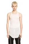 Rick Owens Forever Basic Rib Tank In White