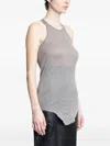 Rick Owens Forever Tank Top In Gray