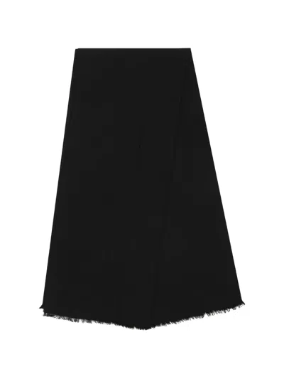 RICK OWENS FOULARD 磨损边围巾