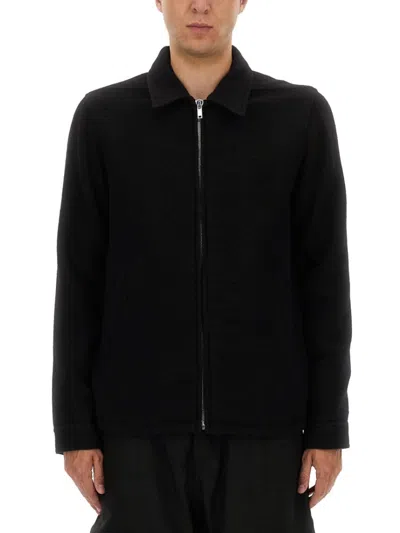 RICK OWENS RICK OWENS FRONT ZIP CLOSURE SHIRT JACKET