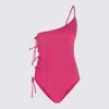 Rick Owens Fuchsia Stretch Taco Bather Swimwear In Pink