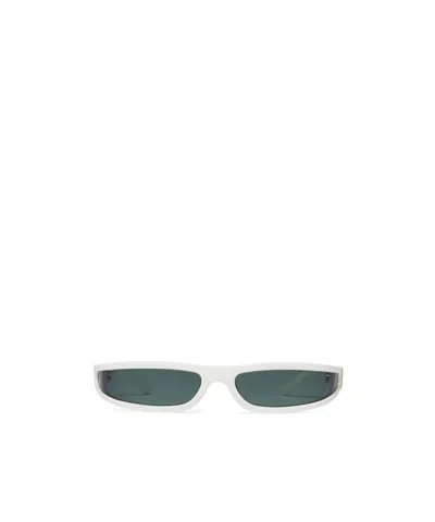 Rick Owens Full Frame Sunglasses In Green