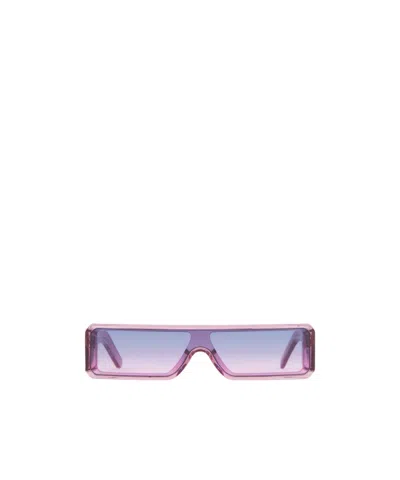 Rick Owens Full Frame Sunglasses In Purple