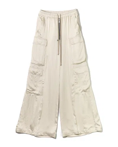 Rick Owens Full-length Charmeuse Cargobelas Pants