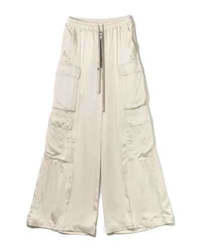Rick Owens Full-length Charmeuse Cargobelas Pants In Multi