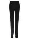 Rick Owens Knitted Leggings Elastic Waistband In Black