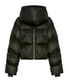 Rick Owens Funnel-neck Puffer Jacket In Black