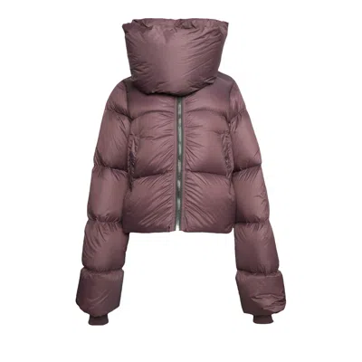 Pre-owned Rick Owens Funnel Neck Jacket 'amethyst' | Purple | Women's Size 40