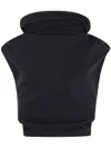 Rick Owens Women Jersey Shroud T-shirt In Black