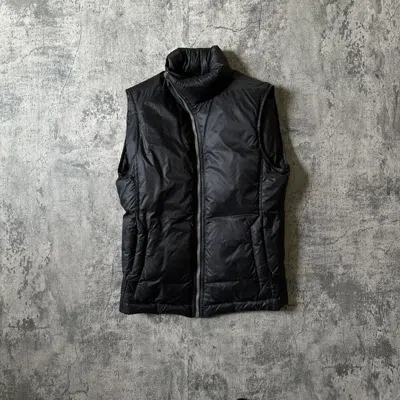 Pre-owned Rick Owens Fw13  “mollino” Goose Down Vest In Black