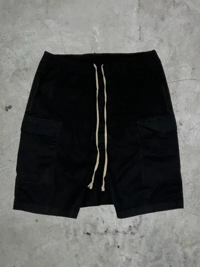 Pre-owned Rick Owens Fw/18 Black Shorts
