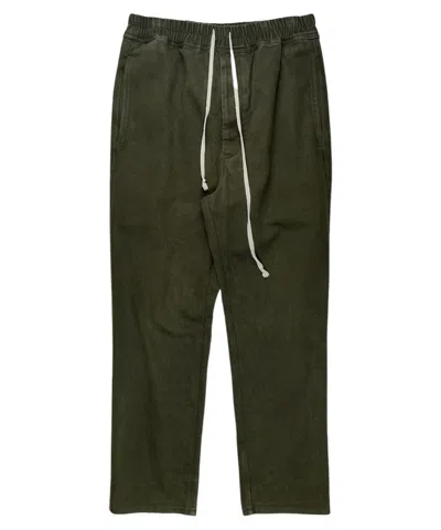 Pre-owned Rick Owens Fw22  Strobe Drawstring Pants Green