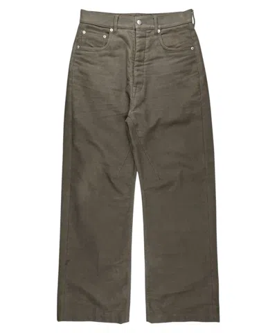 Pre-owned Rick Owens Fw23  Luxor Tb Geth Jeans Wide Leg Brown