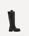 Rick Owens Gabe Leather Knee-high Boots In Black