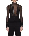 Rick Owens Black Hollywood Gary Jacket In Black
